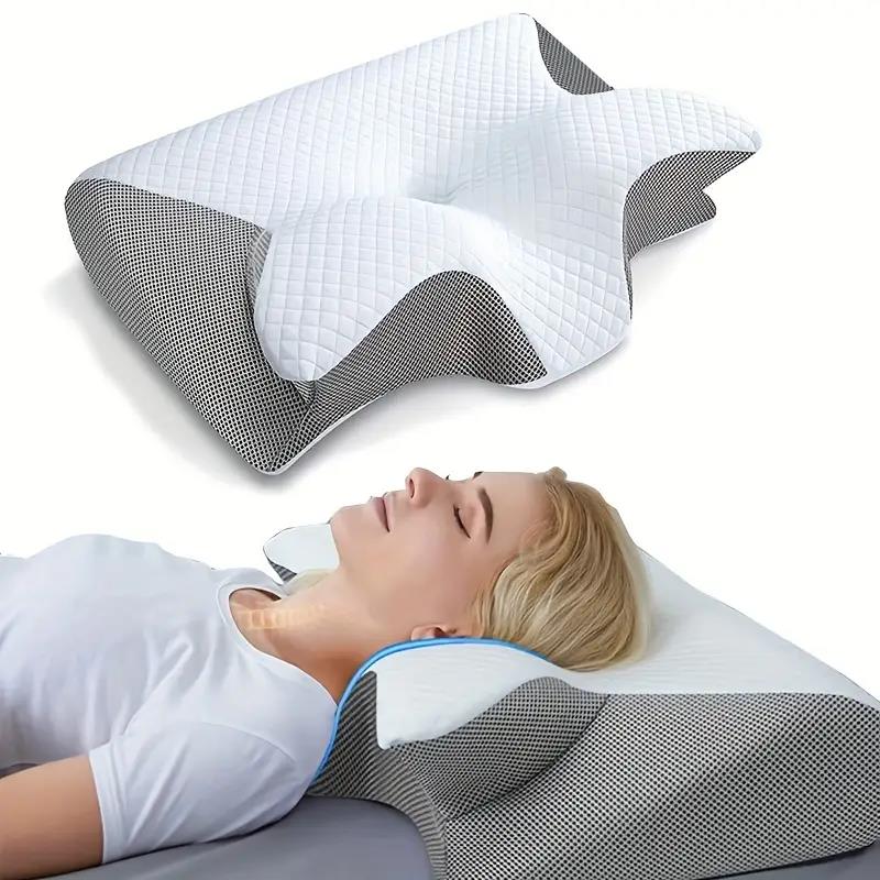 Ergonomisches Nacken- und Schulterstützkissen aus Memory-Schaum