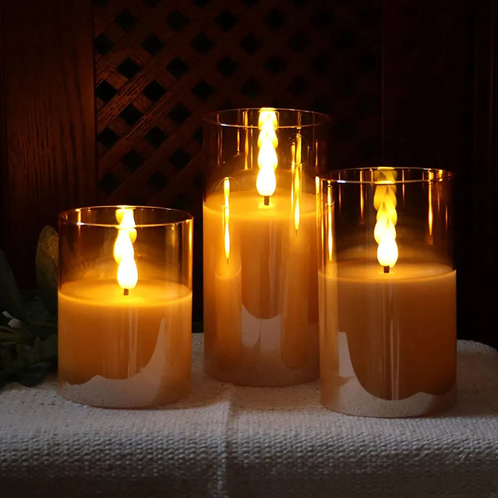 Warm light without risk - LED Candle Set with Remote Control