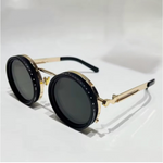 Runde Retro-Sonnenbrille mit UV400 Schutz – Stilvoll und Leicht
