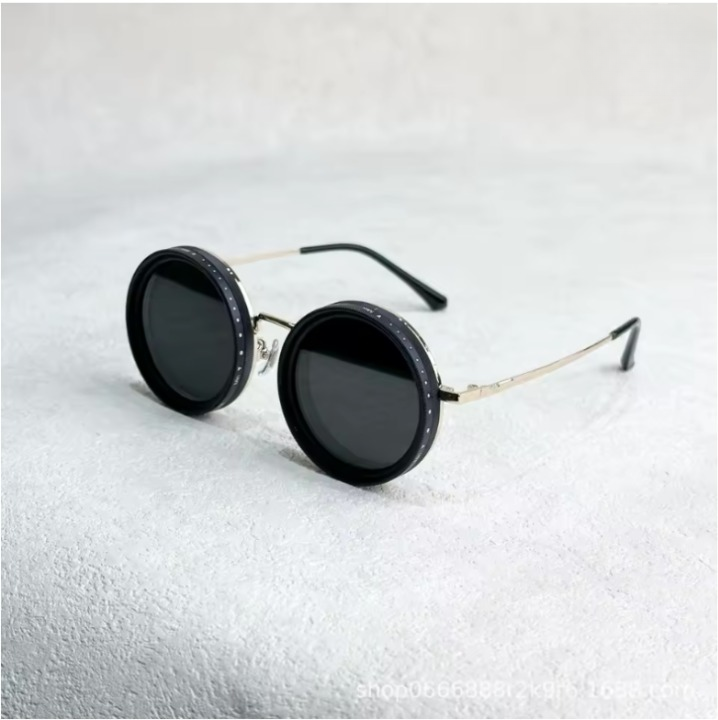 Runde Retro-Sonnenbrille mit UV400 Schutz – Stilvoll und Leicht