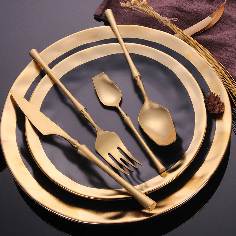 Golda | Elegant Gold Cutlery Set