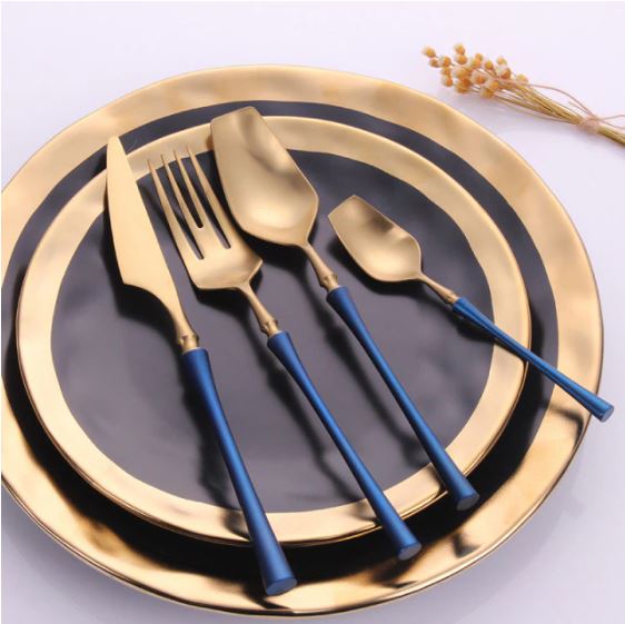 Golda | Elegant Gold Cutlery Set