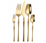 Golda | Elegant Gold Cutlery Set