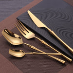 Golda | Elegant Gold Cutlery Set