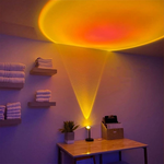 Elegant LED Table Lamp with 180° Rotation and Dimming Function