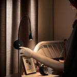 Flexible wall light with USB charging port and touch control