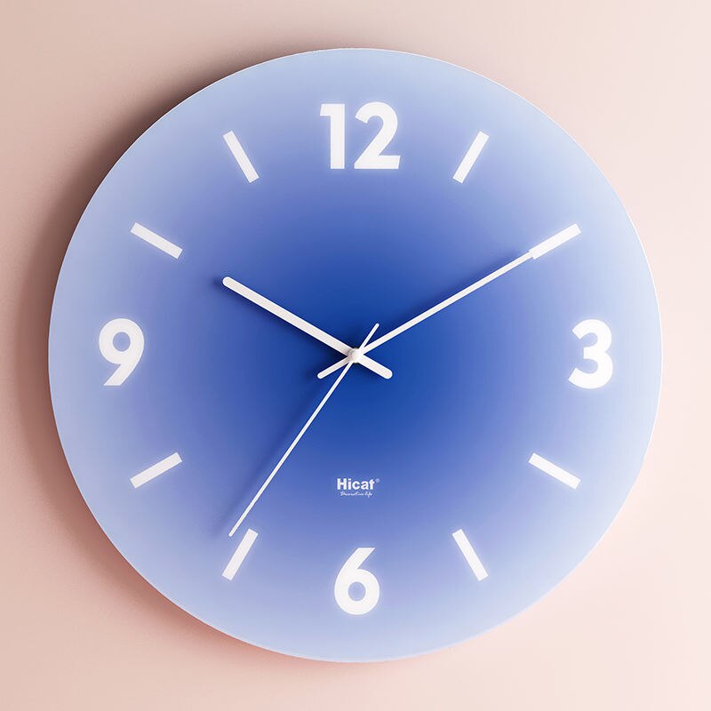 Stilvolle Wanduhr aus Glas – Elegante Analoguhr für jeden Raum