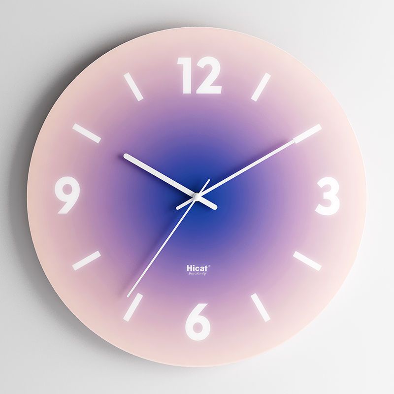 Stilvolle Wanduhr aus Glas – Elegante Analoguhr für jeden Raum