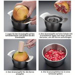 Granatapfel Entkernungs-Set | Sauber und Schnell
