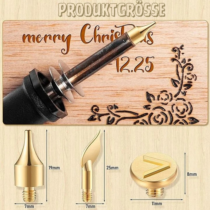 Präzise Holz- und Ledergravurset für Persönliche Geschenke