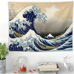 Epischer Wandteppich mit der Welle von Kanagawa | NovaArt