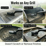 Effiziente Grillbürste mit Drehkopf | Schnelle Reinigung | Sichere Borsten