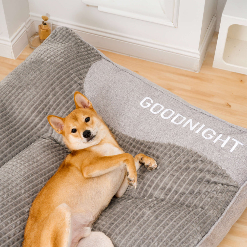 Geräumiges, Kratzfestes Hundebett mit Hohem Rand