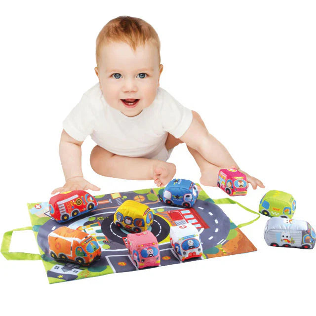 Sanfte Spielautos für Babys – Ideal für kleine Entdecker