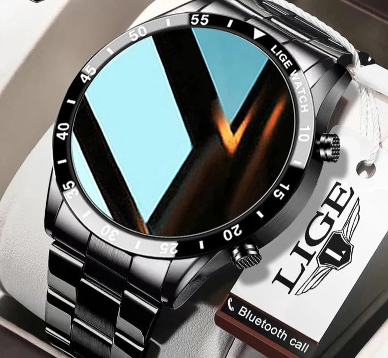 Luxuriöse 4G Smartwatch – Elegante Uhr mit Anrufen, GPS und Gesundheitsfunktionen