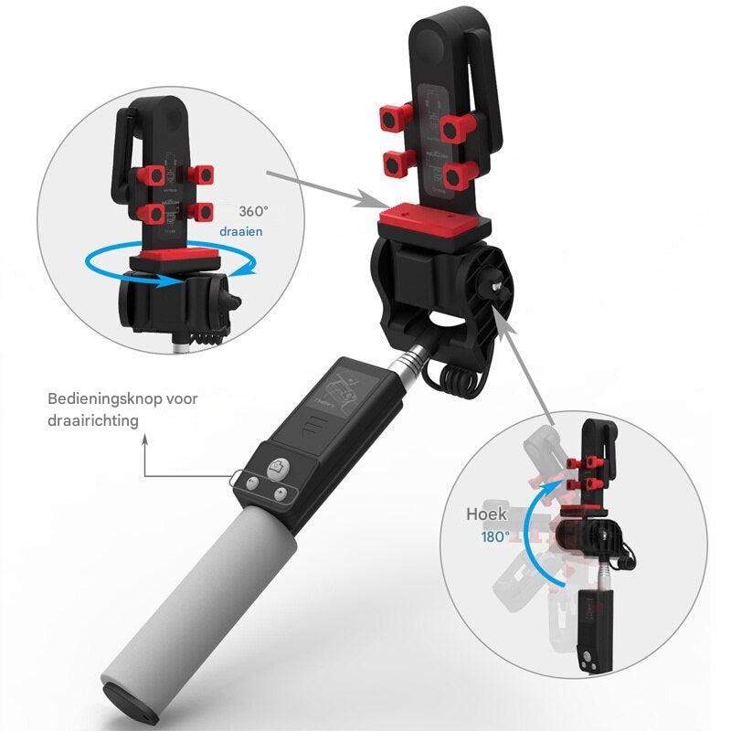 Selfie-Stick "Image Arc" mit 360° Drehung und Bluetooth-Fernbedienung