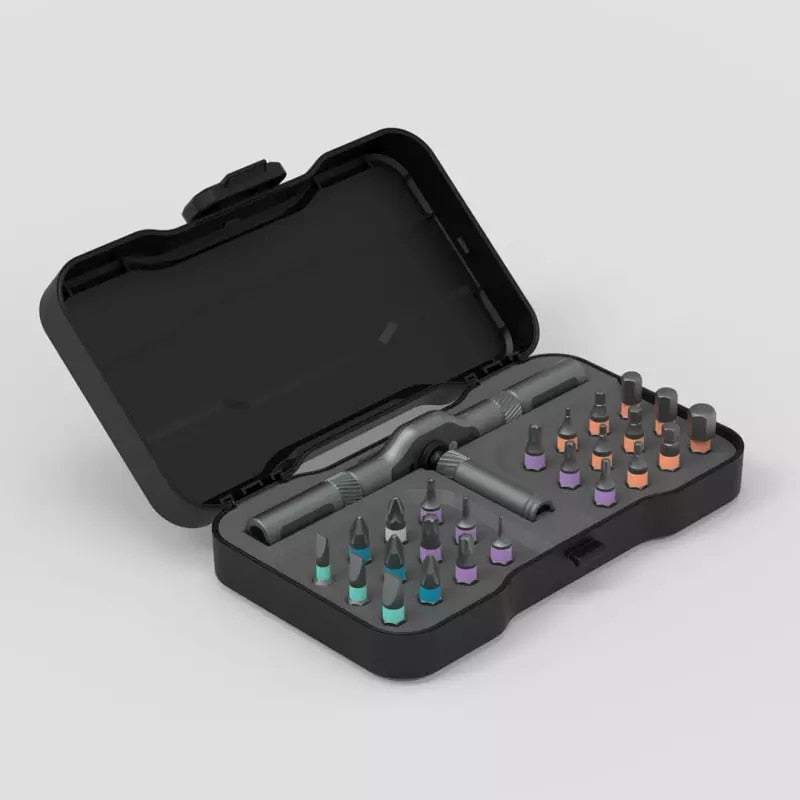 Multifunktionales 24-in-1 Schraubendreher-Set für Heimwerker