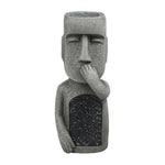 Sunny Blossom Friend | Solar LED Flower Pot with Face Motif