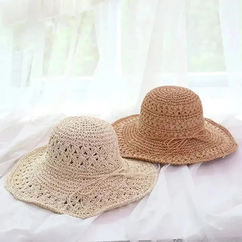 Stylischer Damen Strohhut – Leichter Sommerhut für Strand & Freizeit