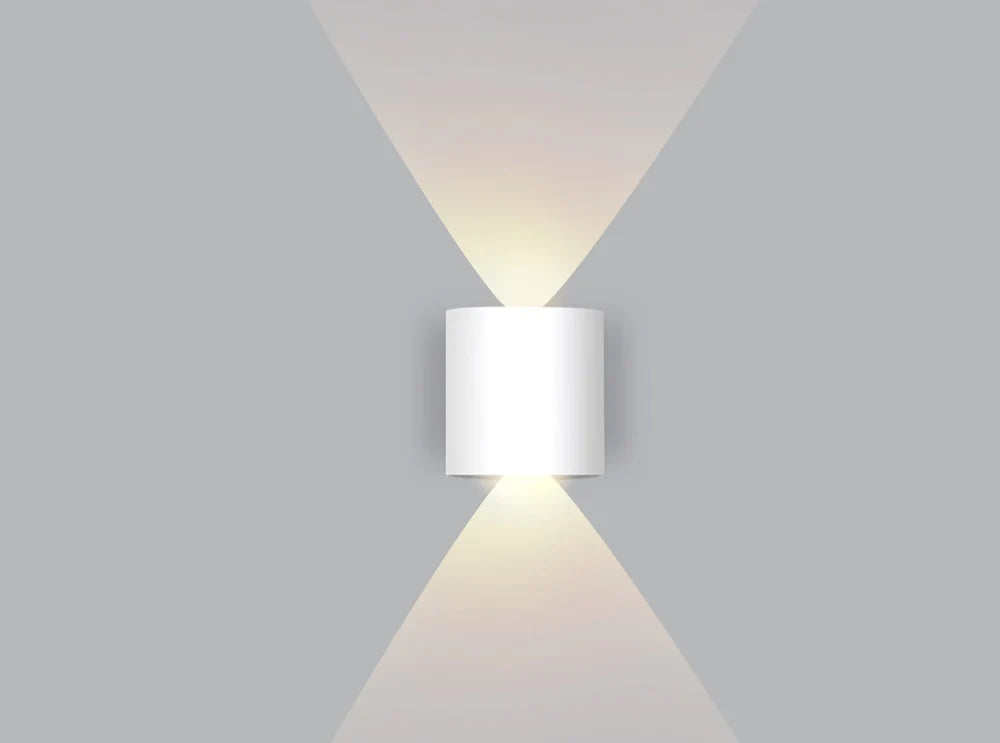 Moderne LED Wandleuchte mit Auf- und Abstrahlung – Warmweiß
