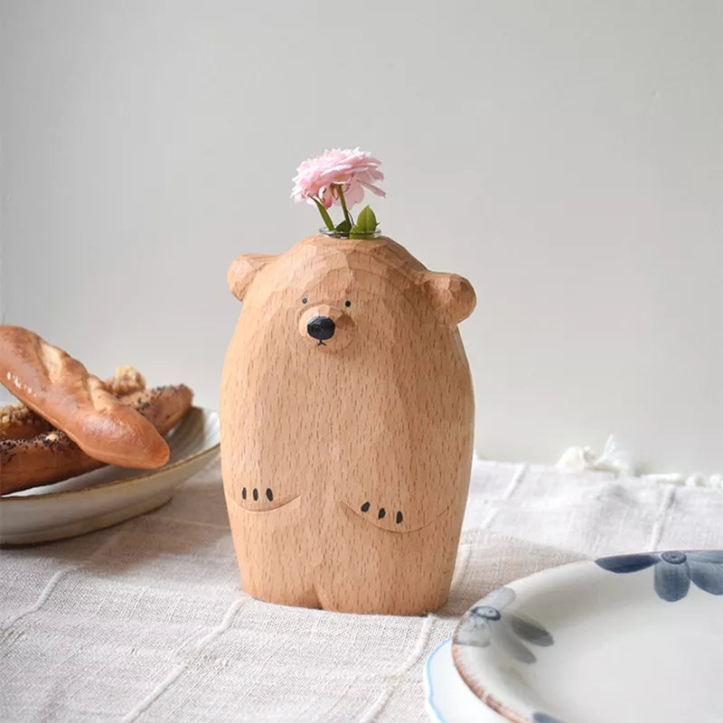 Bezaubernde kleine Bärenvase