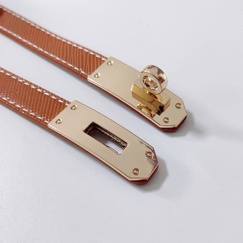 Eleganter verstellbarer Ledergürtel für Frauen