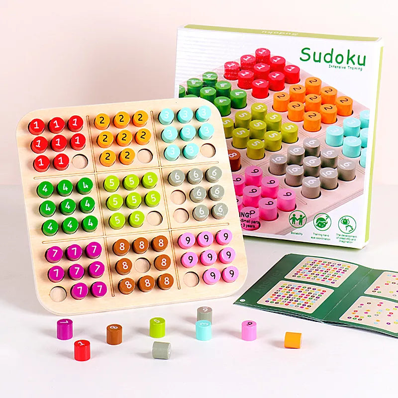 3D-Sudoku aus Holz – Herausforderndes Rätselspiel