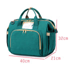 Wickeltasche mit integriertem, tragbarem Babybett – 3-in-1 Lösung