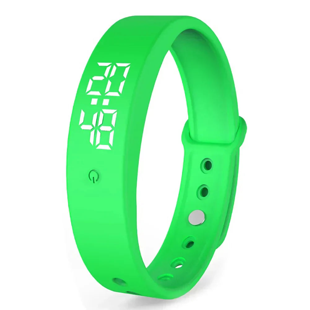 AquaSmart | VelocePro V9 – Elegante Smartwatch mit Vibrationsalarm und Wasserfestigkeit