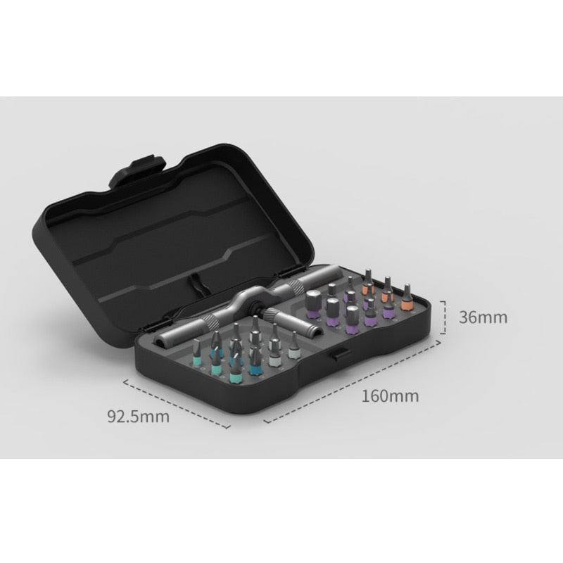 Multifunktionales 24-in-1 Schraubendreher-Set für Heimwerker