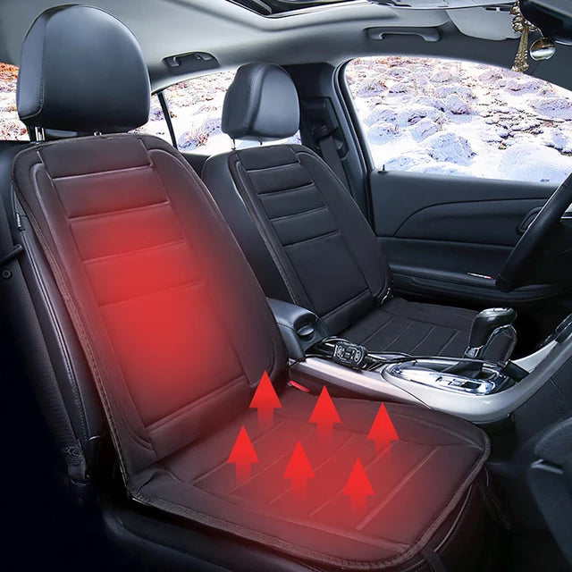Heizbare Autositzauflage – 12V Memory-Schaum Kissen für Sitz und Rücken