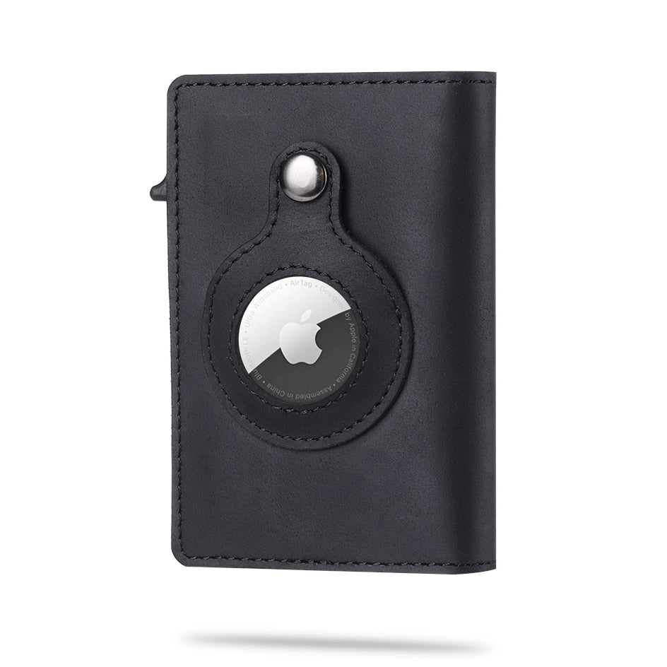 Eleganter Kartenhalter mit integriertem AirTag-Fach