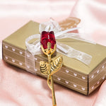Luxuriöse Kristallrose in Geschenkbox – Valentinstagsgeschenk für Sie