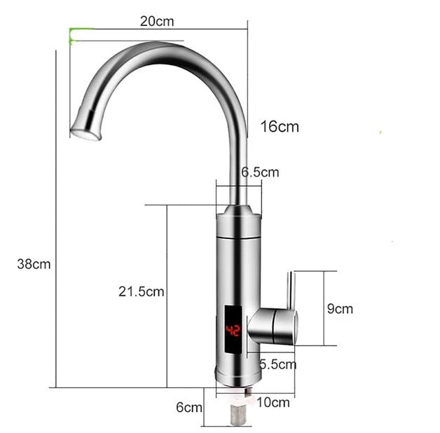 Smart Kitchen Faucet with Instant Hot Water Function
