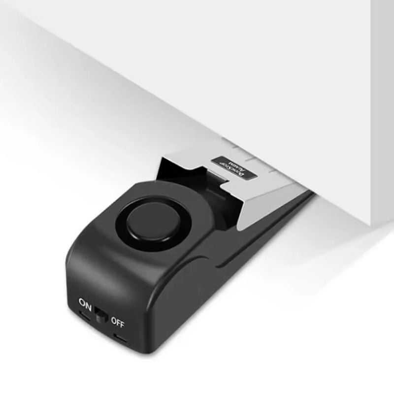 Security Door Stopper with Alarm – 125 dB Volume for Optimal Protection