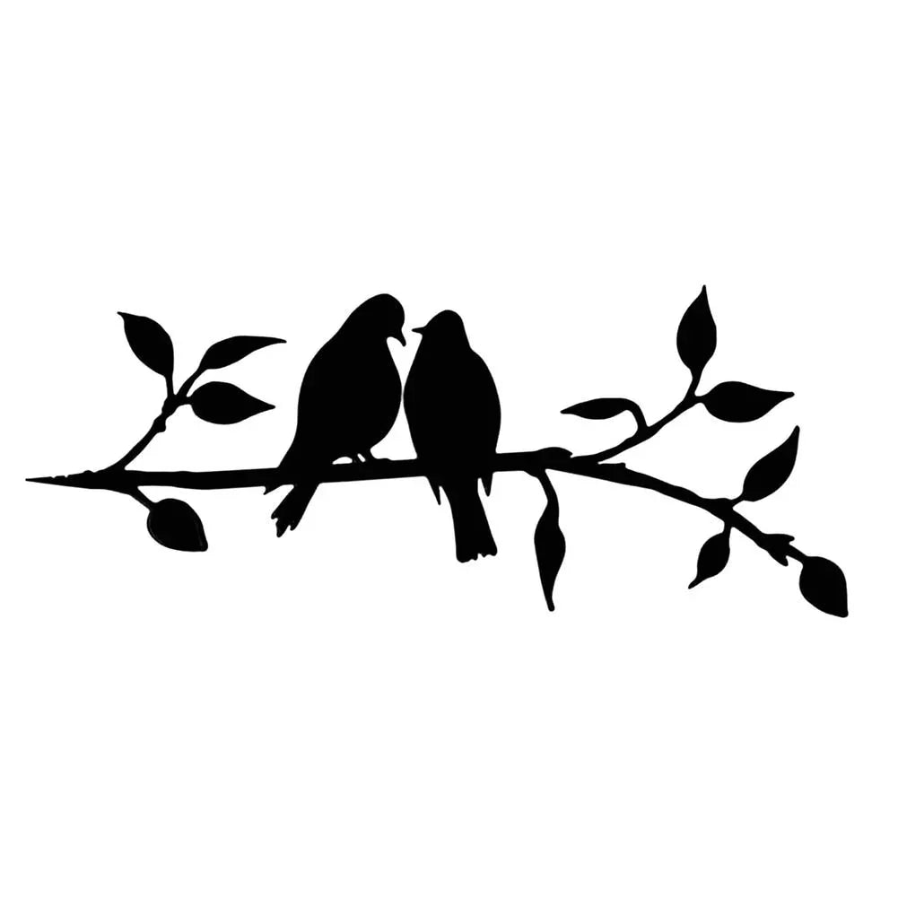 Elegante Metallvögel – Wand- und Gartenakzent