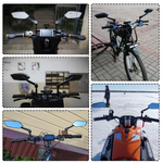 Universelles Fahrradspiegel mit 360° Drehung – Flexibles Montagesystem
