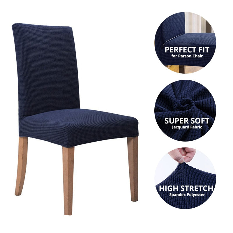 Elastische Stuhlbezüge für Esszimmer