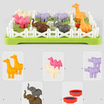 Tierpuzzle und Lernspielzeug im Montessori-Stil für Kinder