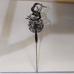 Dancing Elf and Dandelion - Outdoor Garden Sculpture