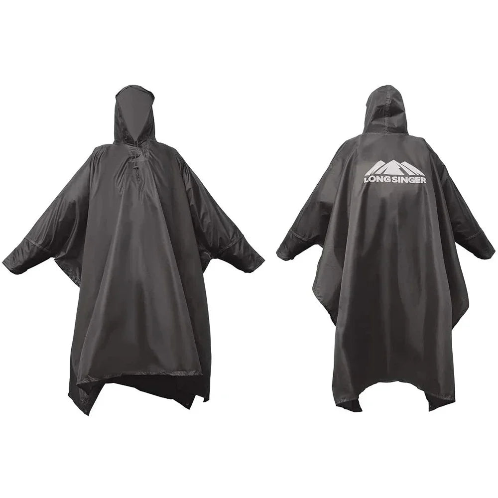 Vielseitiger, Leichter und Wasserdichter Outdoor-Poncho für Abenteuer