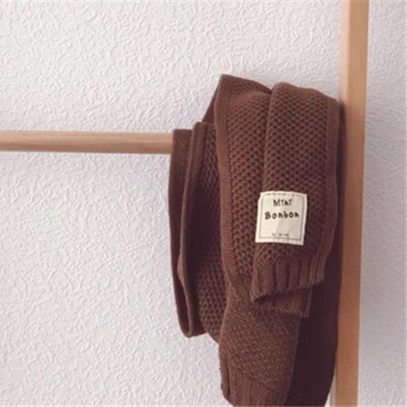 Wärmender Strickschal für Kinder – Weiches, zeitloses Design