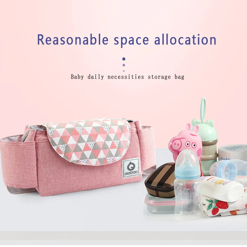 Multifunktionale Aufbewahrungstasche für Babyzubehör im Kinderwagen