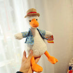 Kinderspielzeug: Ente mit Hut und Sprachfunktion