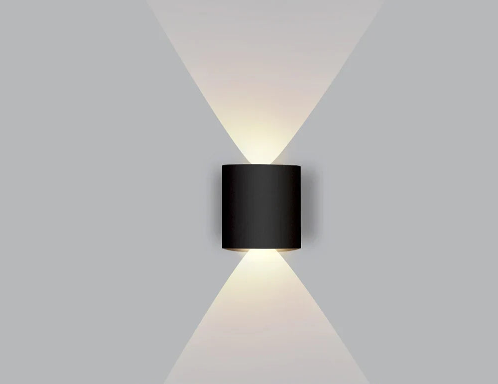 Moderne LED Wandleuchte mit Auf- und Abstrahlung – Warmweiß