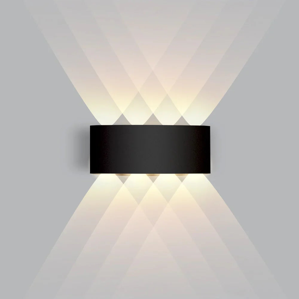 Moderne LED Wandleuchte mit Auf- und Abstrahlung – Warmweiß