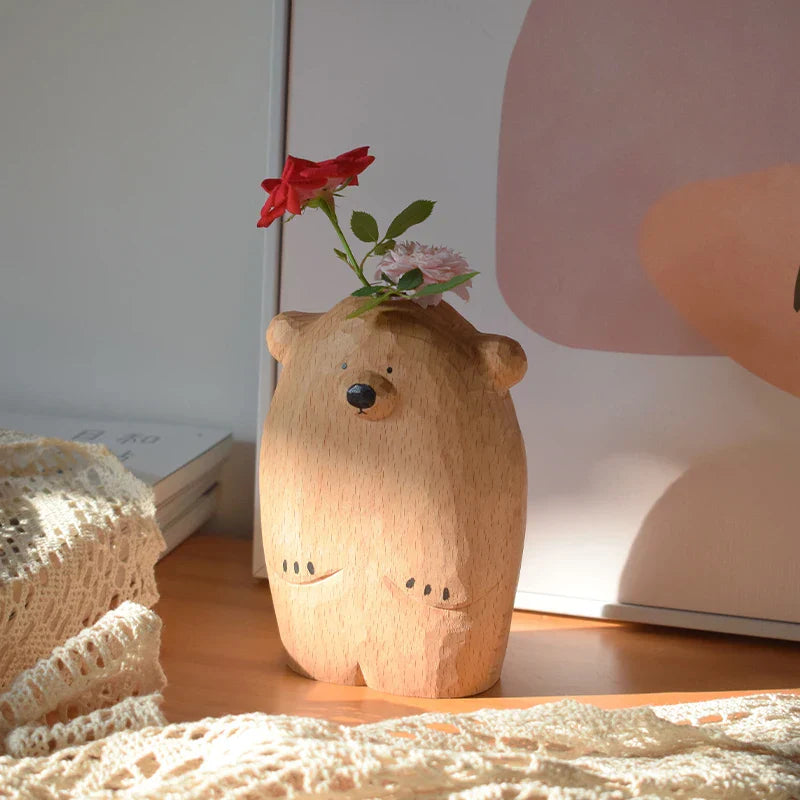 Bezaubernde kleine Bärenvase