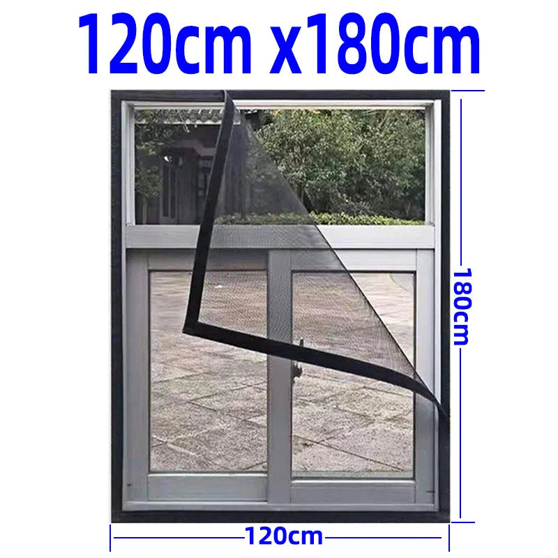Invisi-Mückenabwehr Fensternetz mit verstellbarem Rahmen