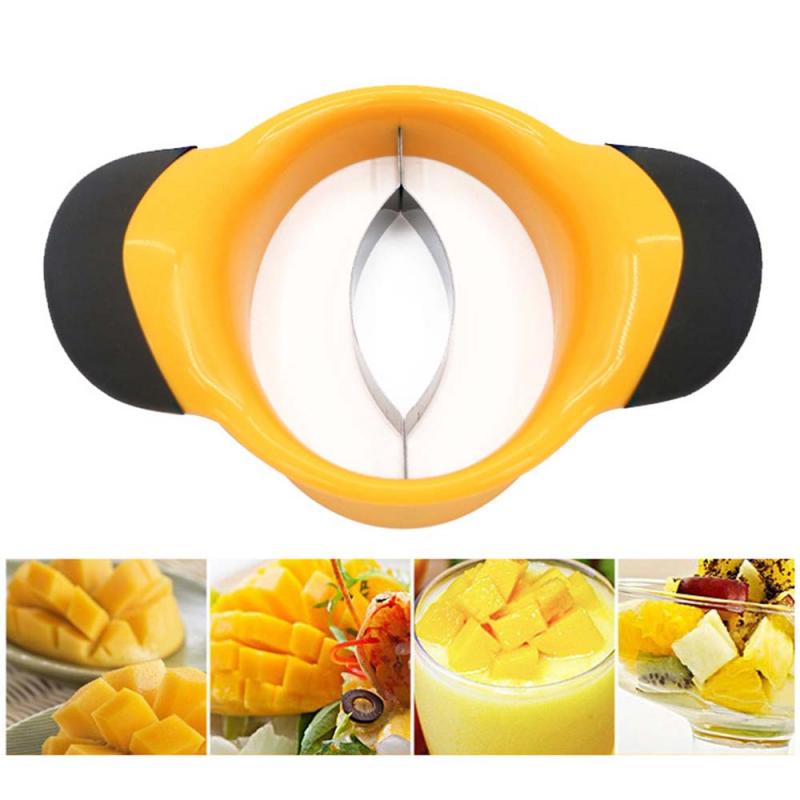 MangoMeister | Edelstahl-Mango-Schneider mit Kernentferner