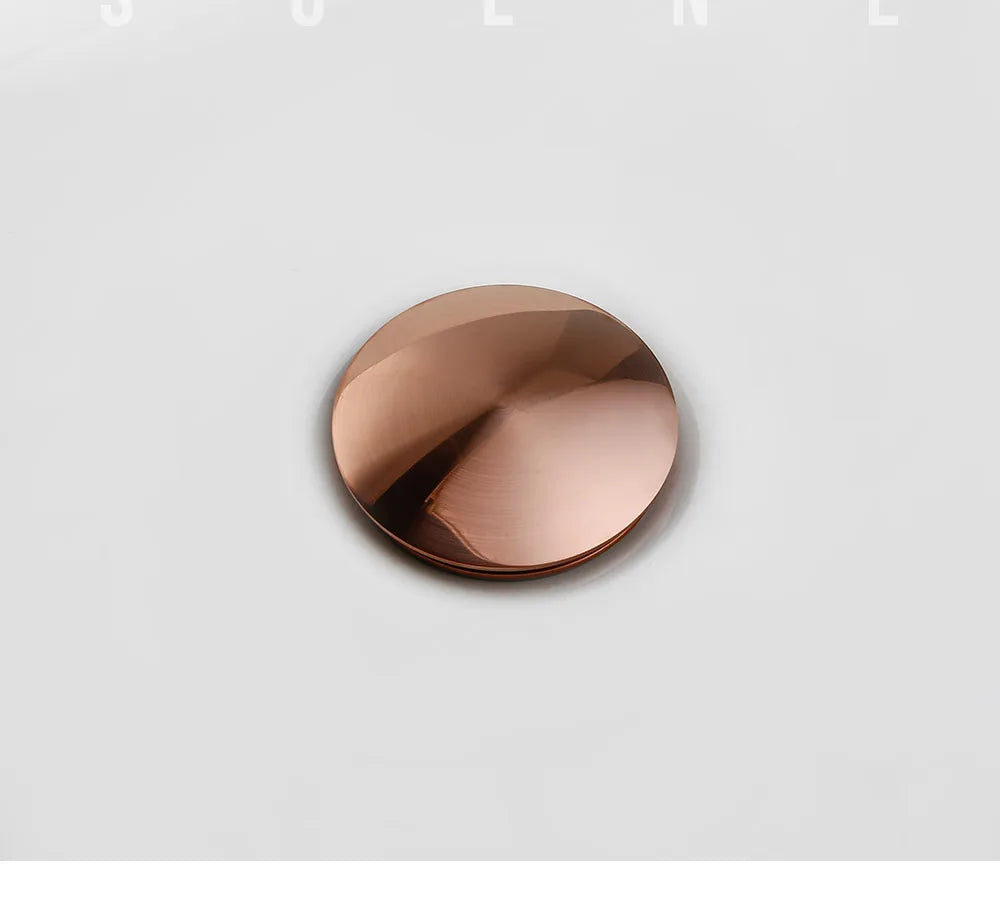 Eleganter Waschbeckenabfluss in Roségold – Hochwertiges Design